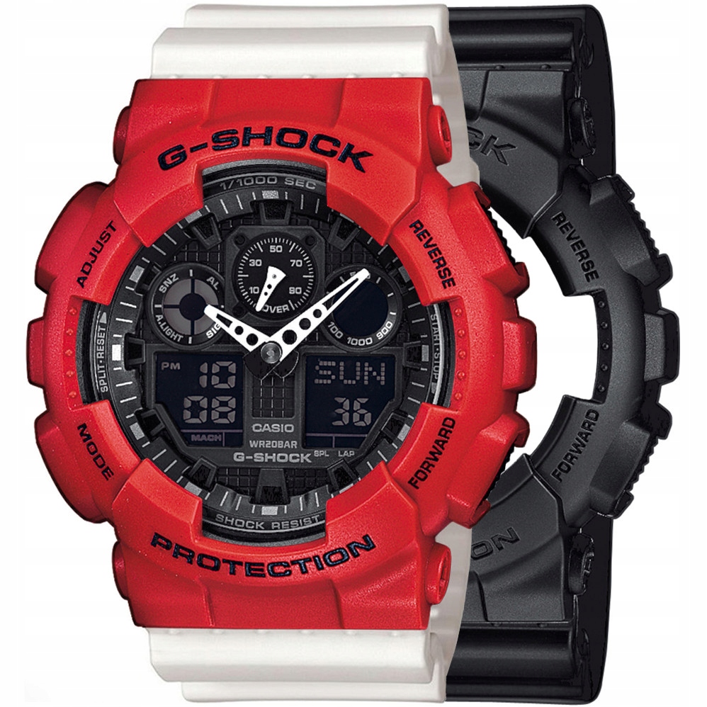 Hodinky Casio G-Shock Set GA-100-1A1ER Rámeček 10395289 Řemínek 10395227