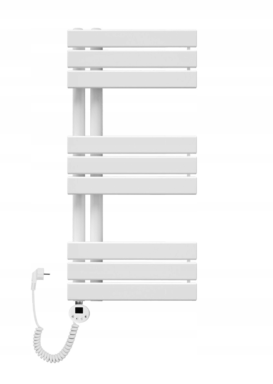 Grzejnik łazienkowy drabinka elektryczny Sophia 850x400 600W biały