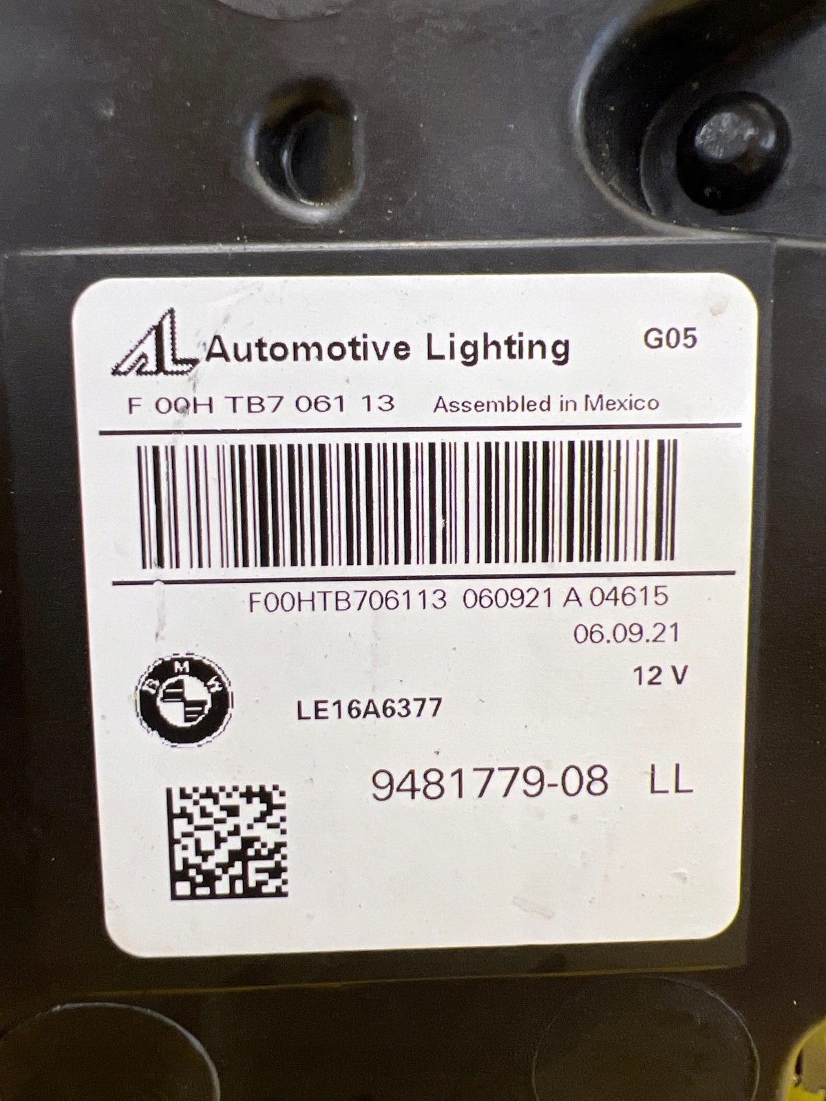 light left front BMW X5 X6 G05 G06 Full Led 9481779-08