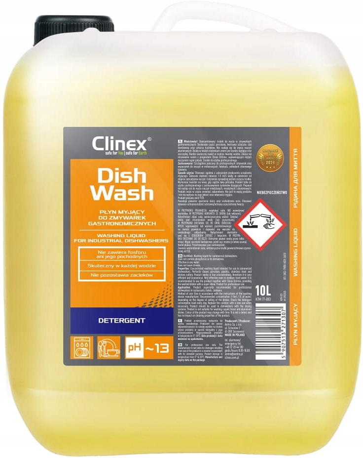Levně Clinex DishWash Tekutý prostředek do gastro myčky nádobí 10L