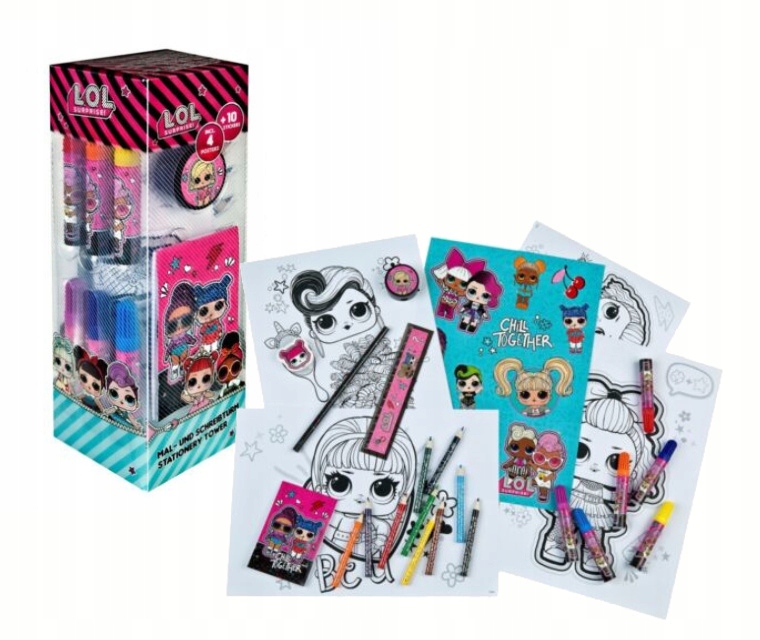 Výbavička Pro Žáka, Komplet Na Kreslení S Omalovánkami, Pořádný Set