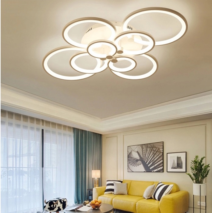 LAMPA LED RING LAMPA SUFITOWA PLAFON RING 2*4 W + Pilot Marka Amper