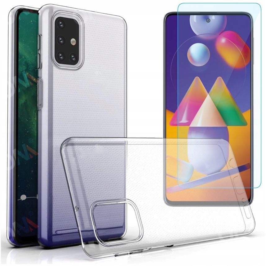 

Etui Air Case | Bezbarwne + Szkło do Galaxy M31s