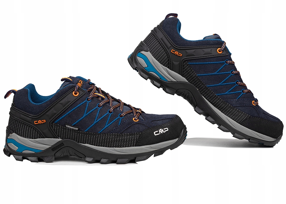 Trekkingové boty Cmp Zimní turistické vysoké kožené semišové, velikost 42