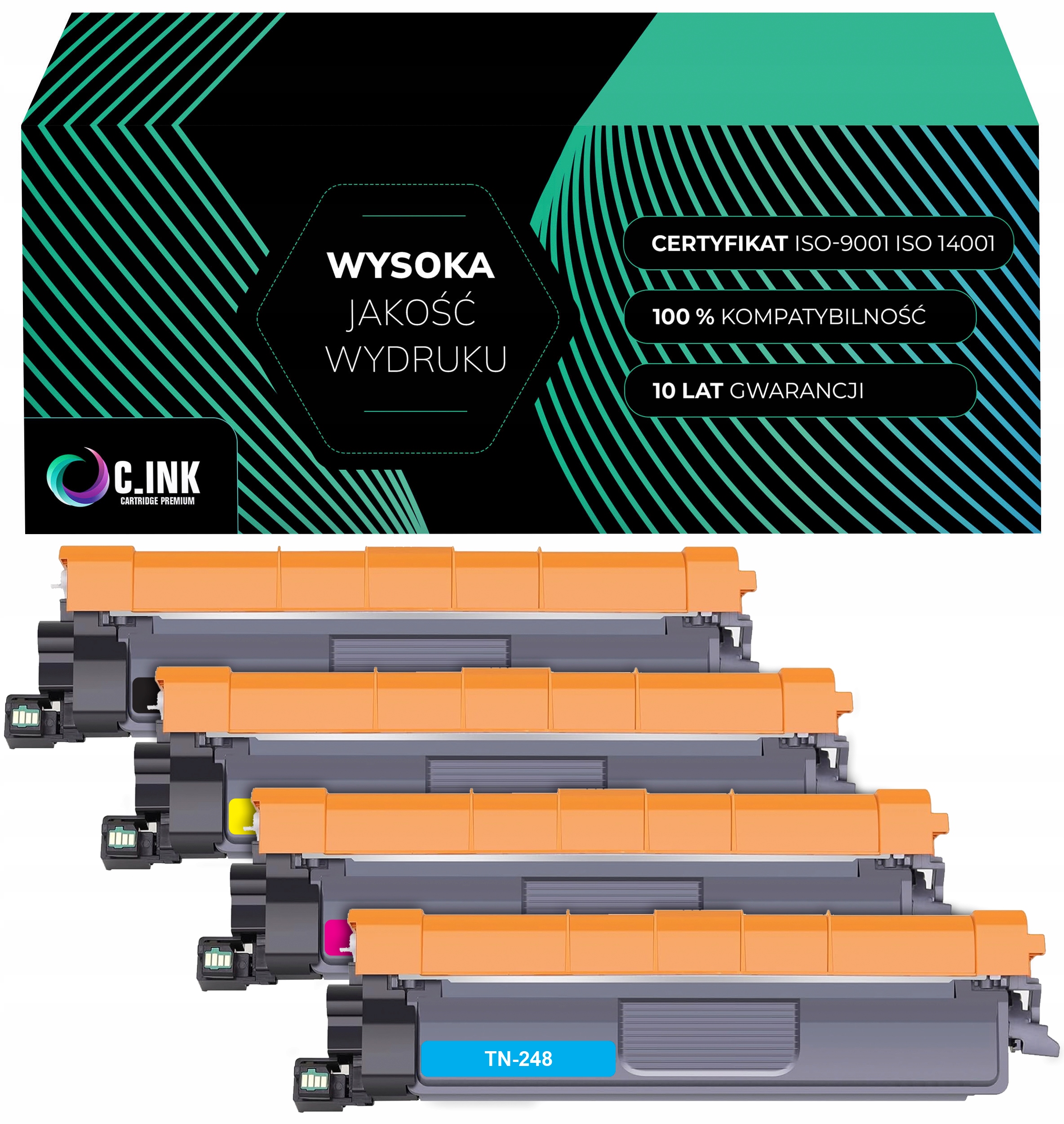 Toner TN-248XL pro Brother DCP-L3560CDW L3520CDW HL-L3220CW MFC-L3740CDW