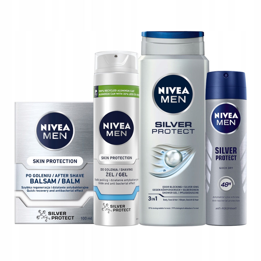 

Nivea Men Silver Protect Zestaw kosmetyków męskich