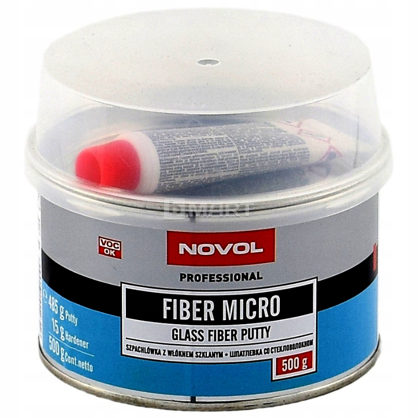 NOVOL Fiber Micro Szpachla z Włóknem 500 g