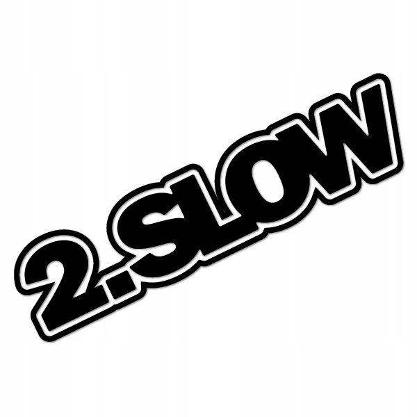

2 Slow Naklejka stance gleba 25 cm