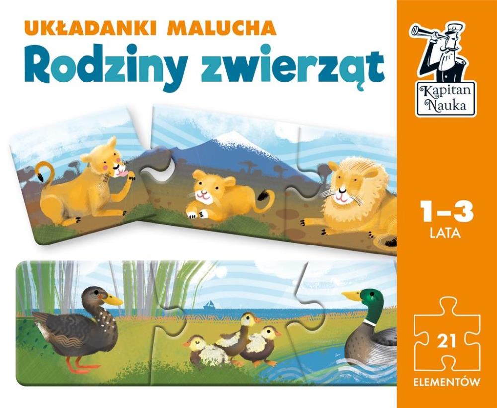 

Rodziny Zwierząt Układanki Malucha Sebastian..