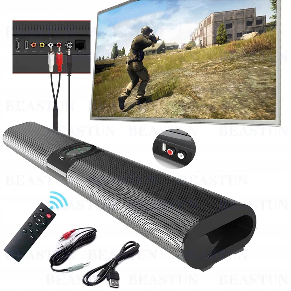 Soundbar 5.0 Bluetoot Hdmi Usb S Dálkovým Ovládáním, Sada Soundbaru