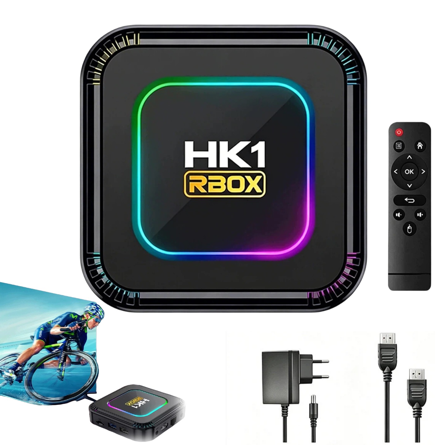 Smart Box Tv 4K 8K Android 13 Wifi 6 Bluetooth 5 Nástavec Přehrávač Tv