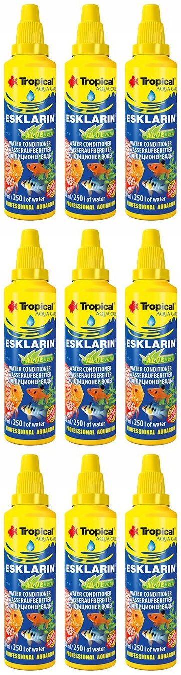 Levně Tropical čistič Esklarin Aloevera 9x30 ml