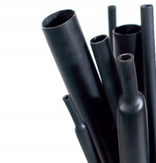 RURA KOSZULKA TERMOKURCZLIWA Z KLEJEM 16,0 CZARNA