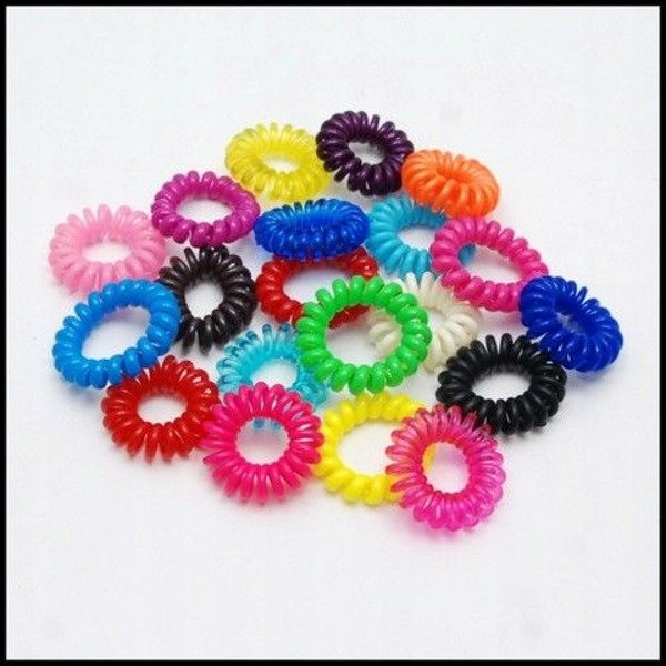 LAVIO GUMKI SPRĘŻYNKI DO WŁOSÓW 3 SZT KOLORY HIT!