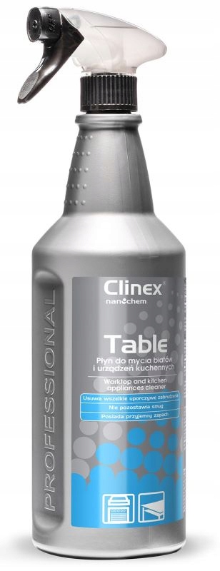 

Clinex Table 1L mycie blatów i urządzeń kuchennych