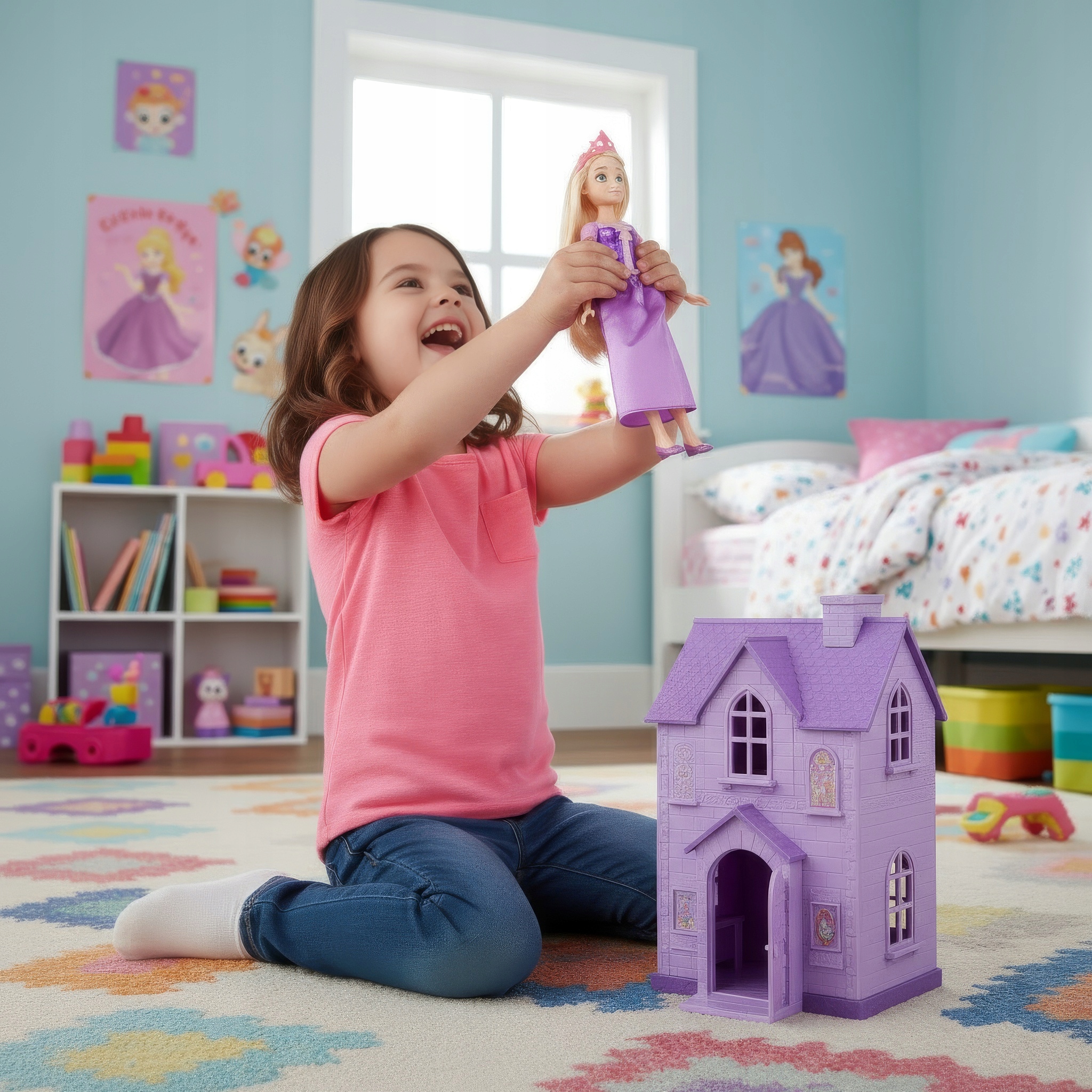 LALKA ROSZPUNKA KSIĘŻNICZKI DISNEY HASBRO RUCHOME ELEMENTY+AKCESORIA Marka Hasbro