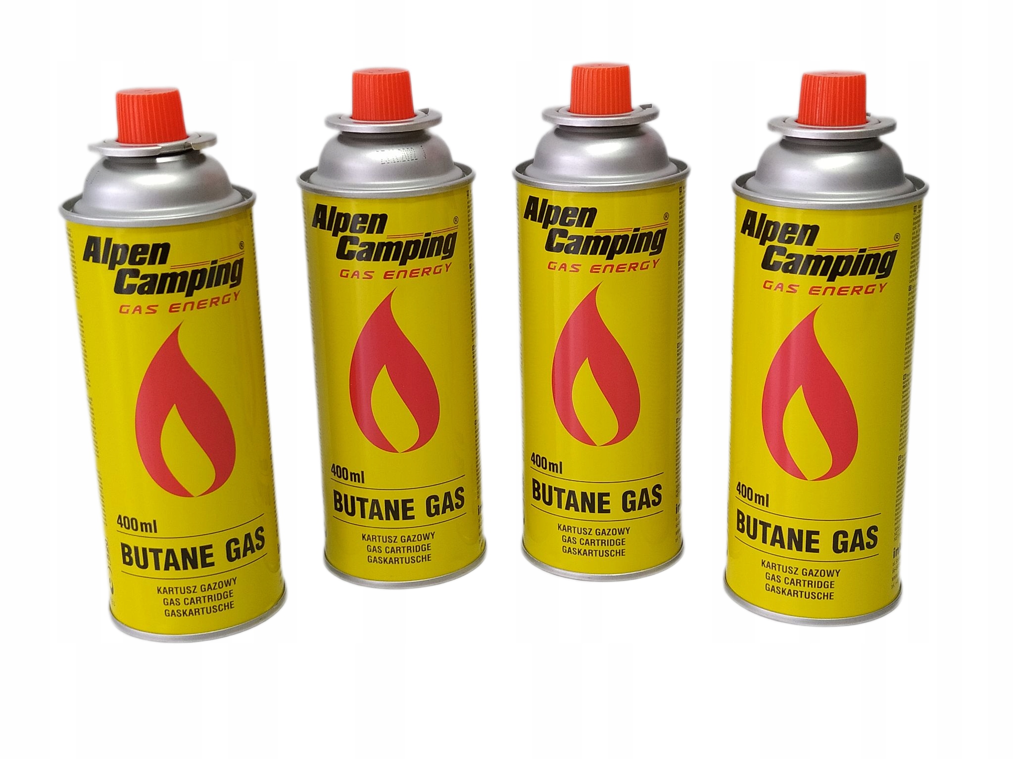 

Gaz Kartusz Nabój Gazowy Alpen Camping 400ml 4szt