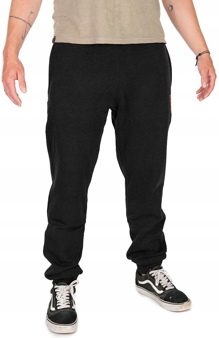 Spodnie Fox Collection Joggers Black Orange L Rozmiar: Large (L)