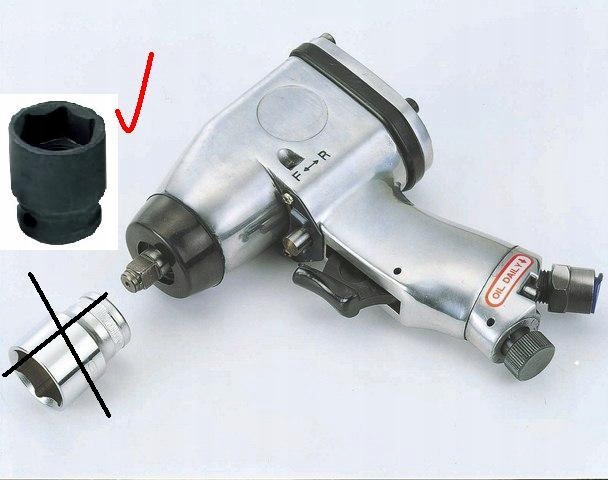 SATA NASADKA UDAROWA DŁUGA 3/4" 32MM ST34620SC Typ 6-kątna