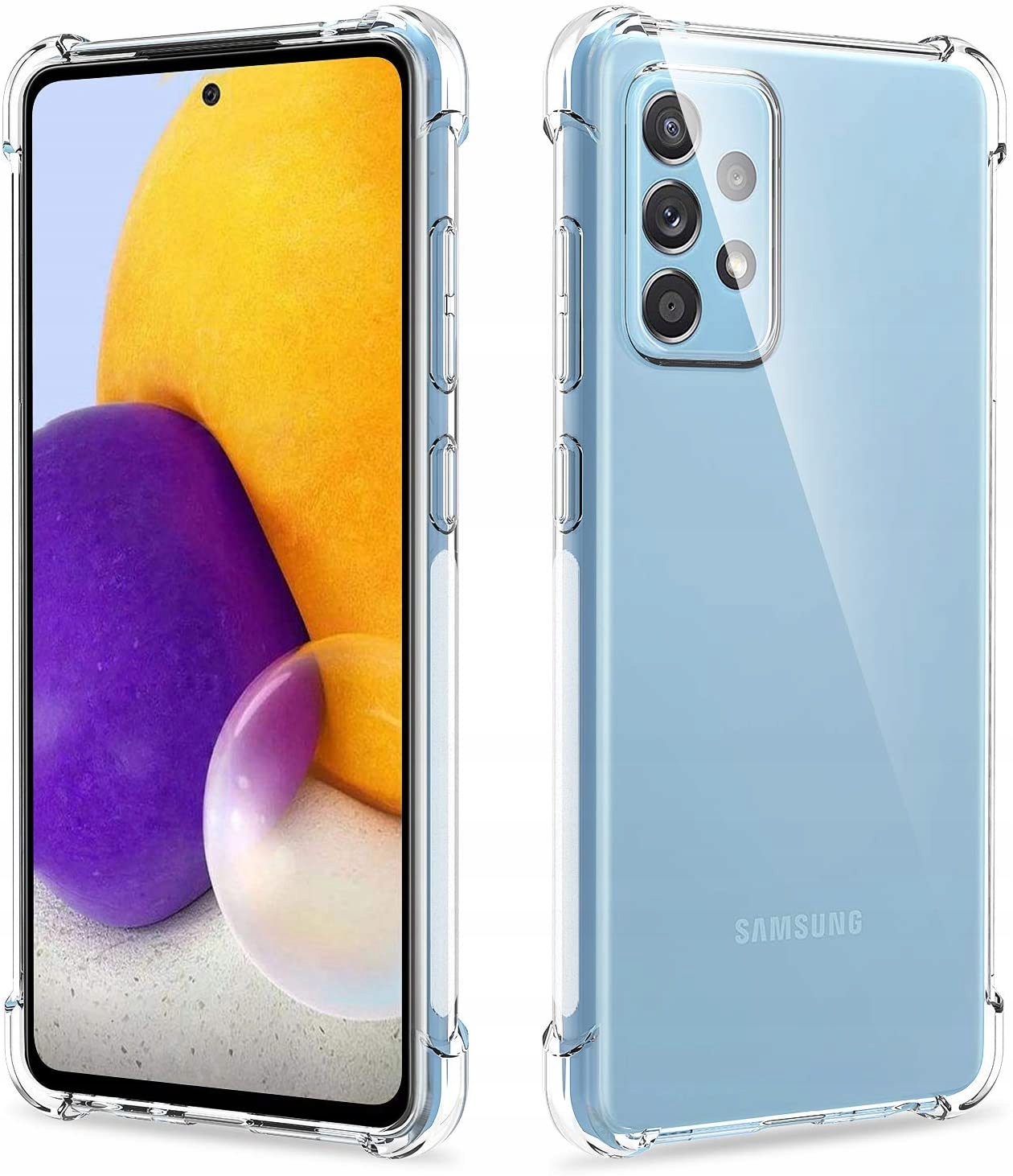 

Etui do Samsung A72 5G Pancerne Anti Shock Szkło