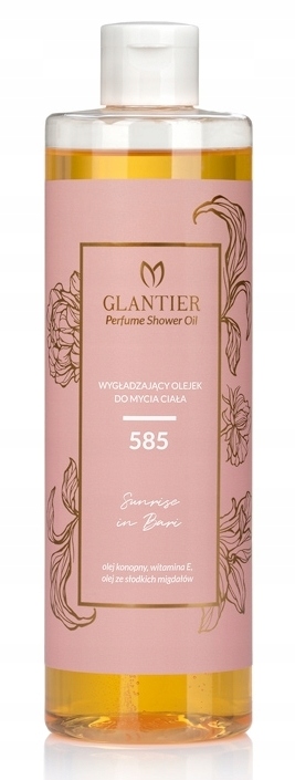 GLANTIER 585 (+GRATIS) WYGŁADZAJĄCY OLEJEK DO MYCIA CIAŁA 400 ml
