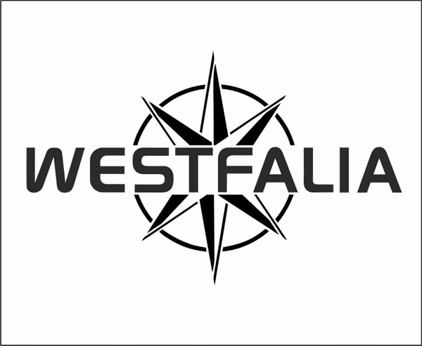 Róża wiatrów Westfalia Vw T3 T4 dwie naklejki #3