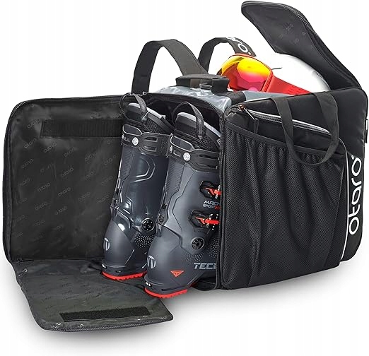 Taška na lyžařské boty Otaro Premium 50L s kapsou na helmu, šedá
