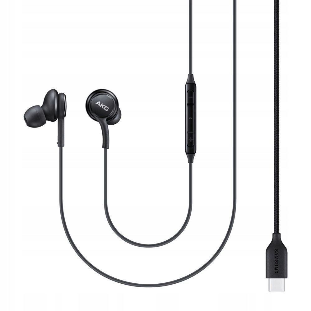 Słuchawki Samsung Akg EO-IC100BBEGEU przewodowe dokanałowe Usb-c czarne