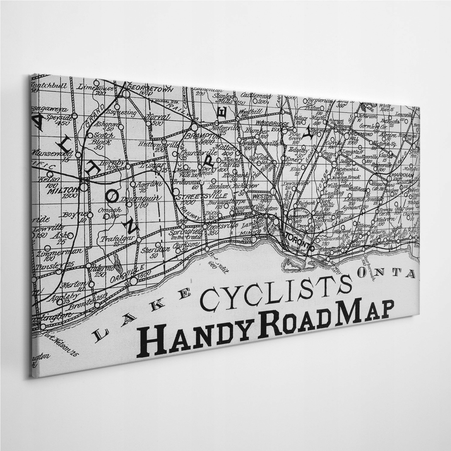 

Fotoobraz z zdjęciem Mapa Toronto Vintage 100x50