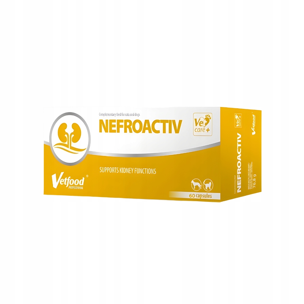 Nefroactiv 60 kapsułek dla kota Vetfood