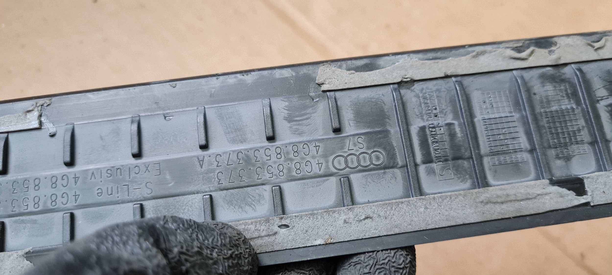 A7 4G moulding cap cover threshold left left front CHROM 4G8853373B
