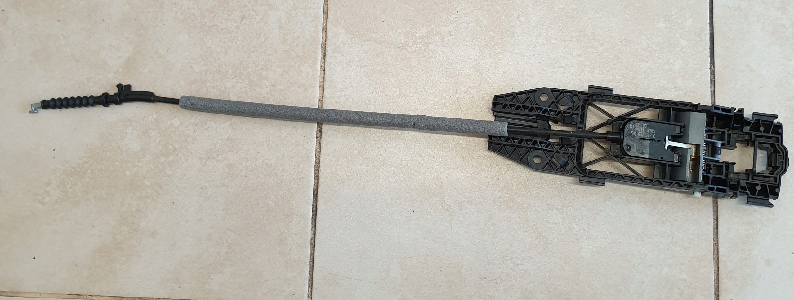 rope lever handles left right rear part VW POLO V 6R OE
