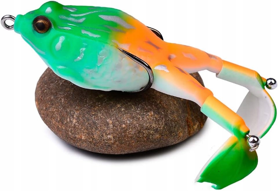 PRZYNĘTA na RYBY żaba SILIKONOWA łowienie RYB