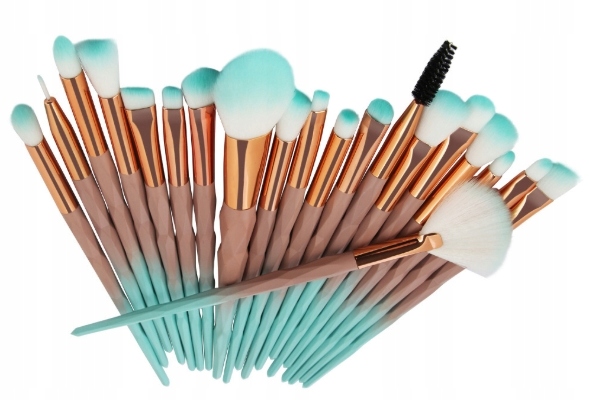 PĘDZLE do makijażu DIAMENTOWE P5 20szt Lash-Cafe