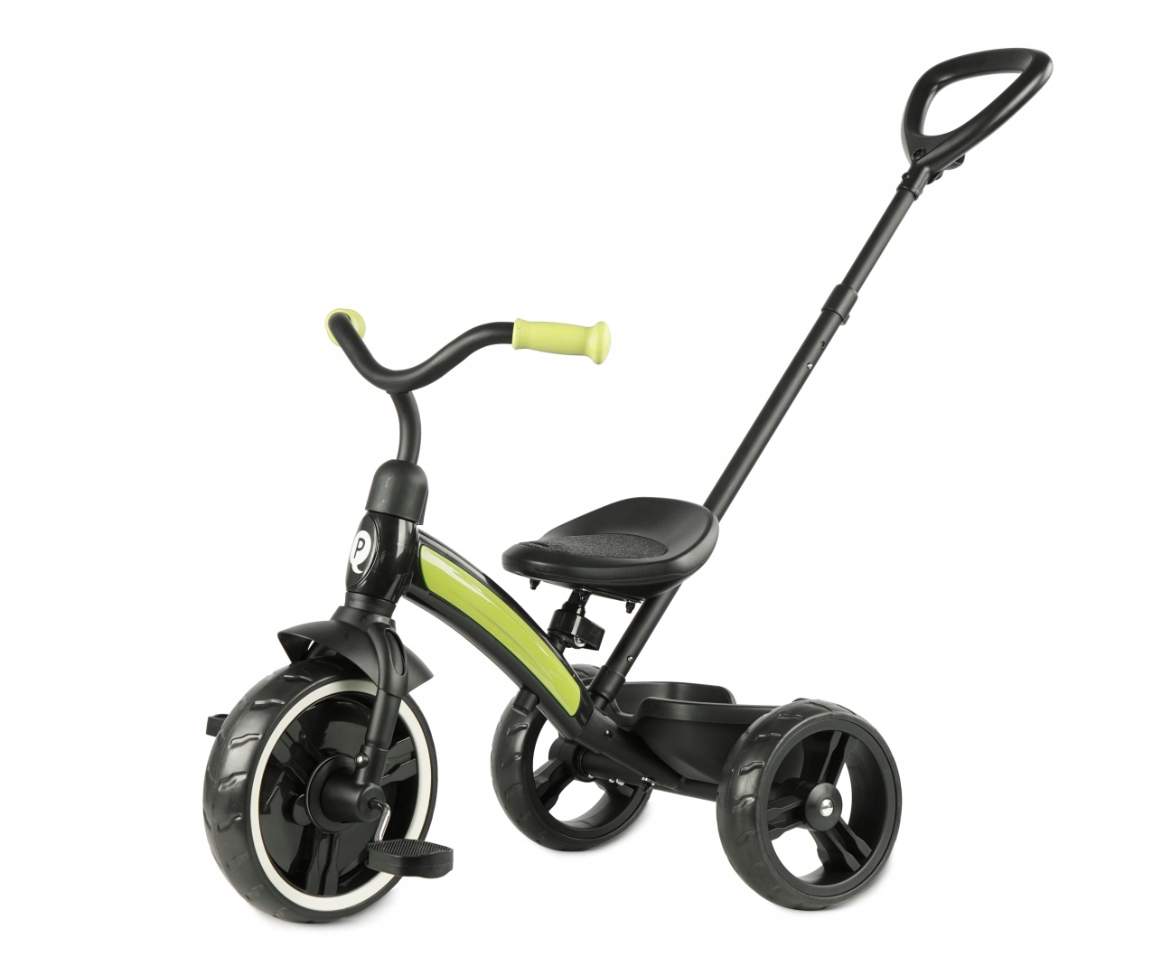 Qplay Rowerek Trójkołowy Elite Plus New Green z rączką do prowadzenia