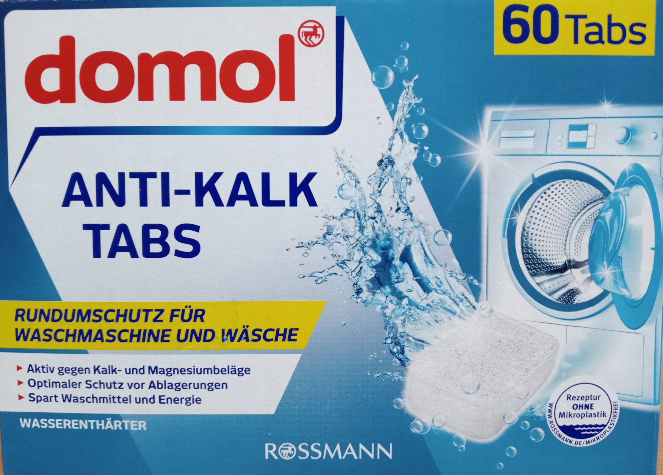 

Odkamieniacz w tabletkach do pralek Domol