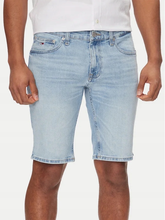 Tommy Jeans, kraťasy džínové kraťasy, modré, 29