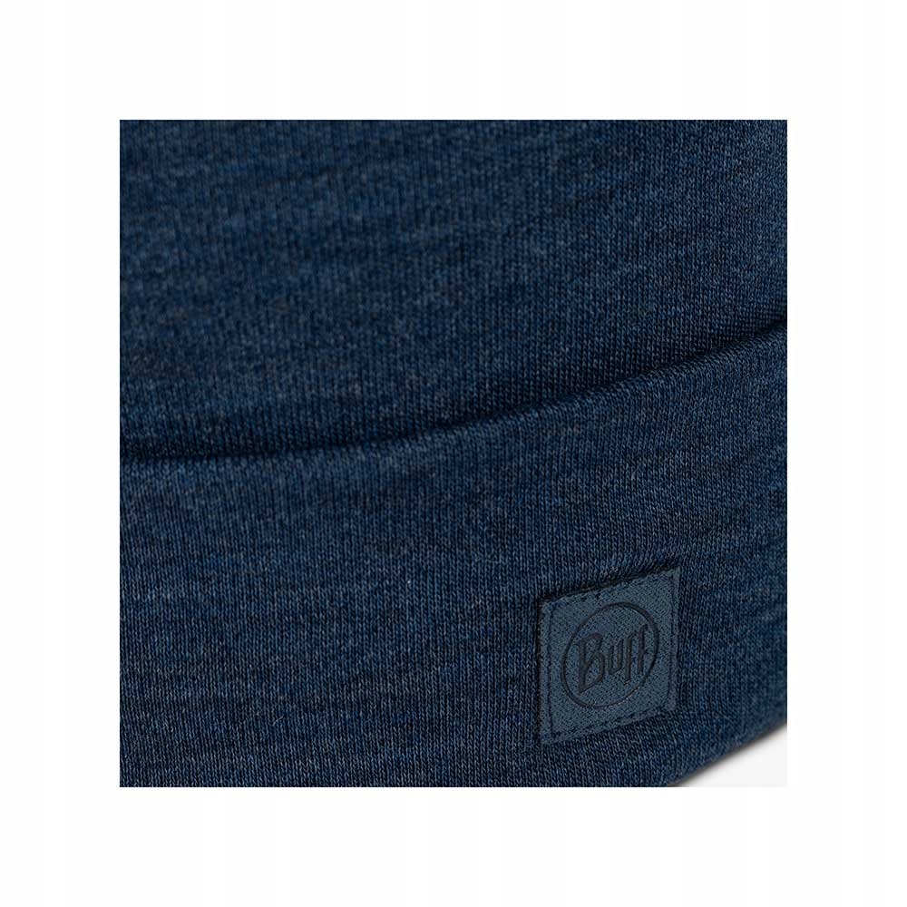 Czapka Buff Heavyweight Merino Wool SOLID INDIGO Cechy brak