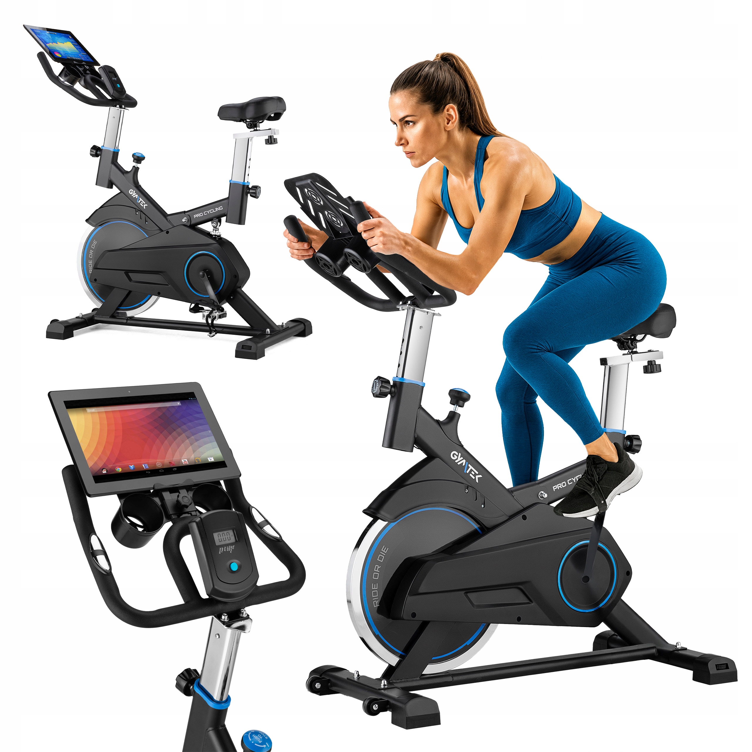 Rower Treningowy Spinningowy Rowerek Stacjonarny Do 140 Kg XS1000 Gymtek