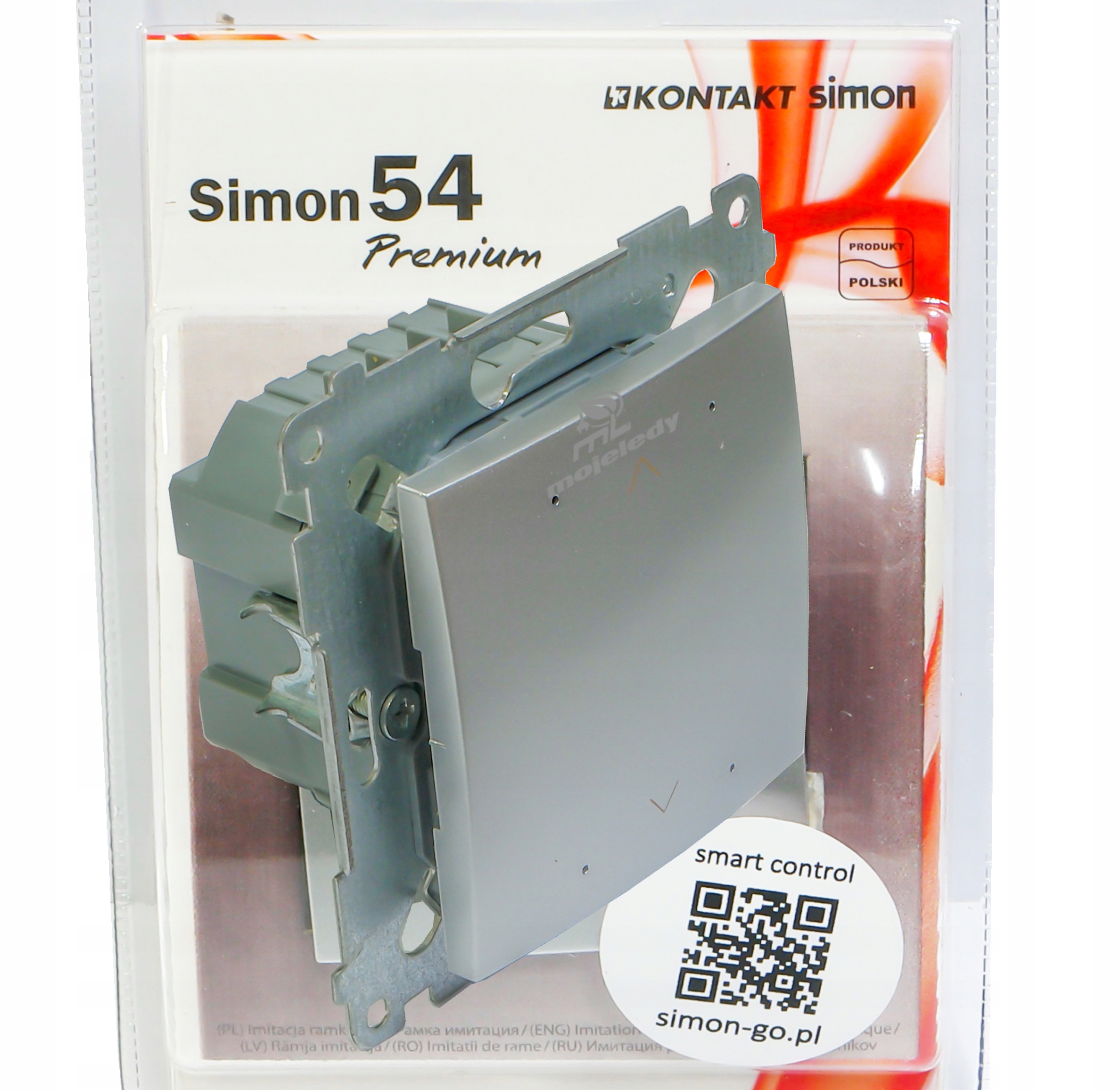 Simon 54 Go Wifi tlačítkový astronomický ovladač rolet