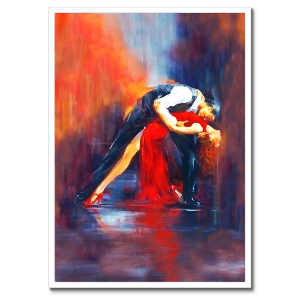 Plakáty v rámu 50x70 Tango Nuevo Tanec Pár