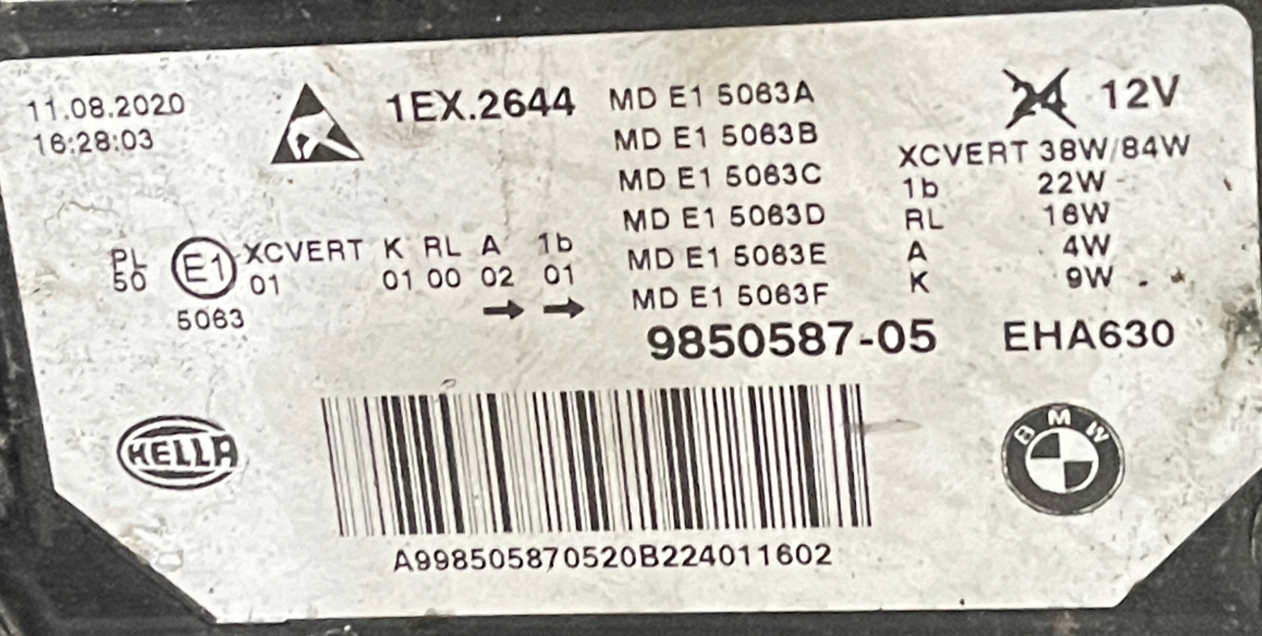 BMW G30 G31 LIFT LASER module JEZ left 235083-01