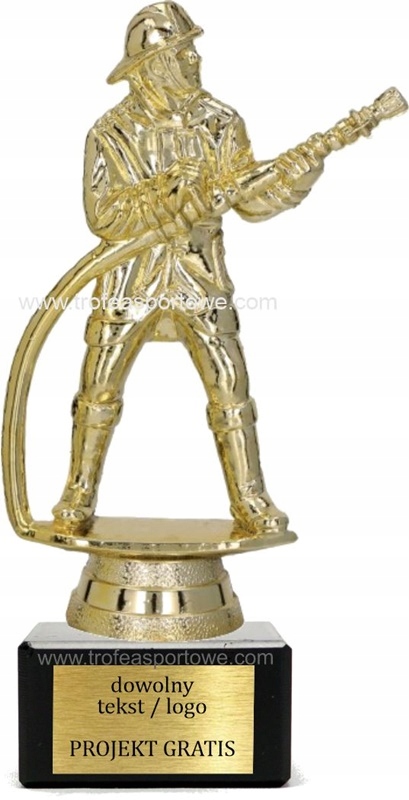 

statuetka Strażak strażactwo Osp 16cm grawerka