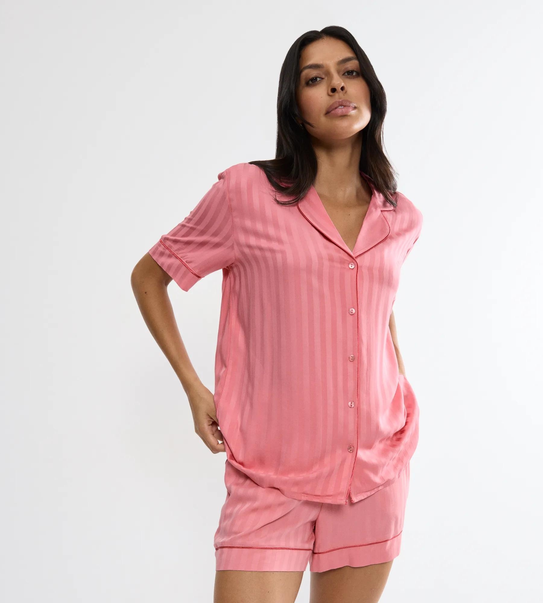 Amourette Jacquard Boyfriend Shirt 40