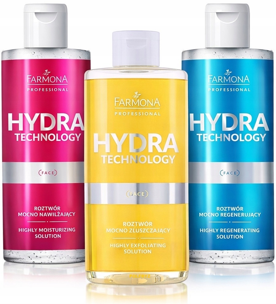 Farmona Professional Hydra Technology Oczyszczanie Wodorowe 3x Roztwory New