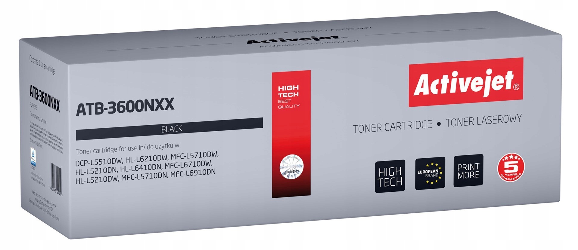 Activejet ATB-3600NXX Toner (zamiennik Brother TN3600XXL; Supreme; 11000 st
