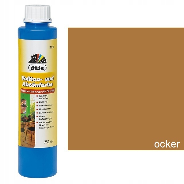 

Dufa Pigment do Farb i Tynków 0,75 l Ochra