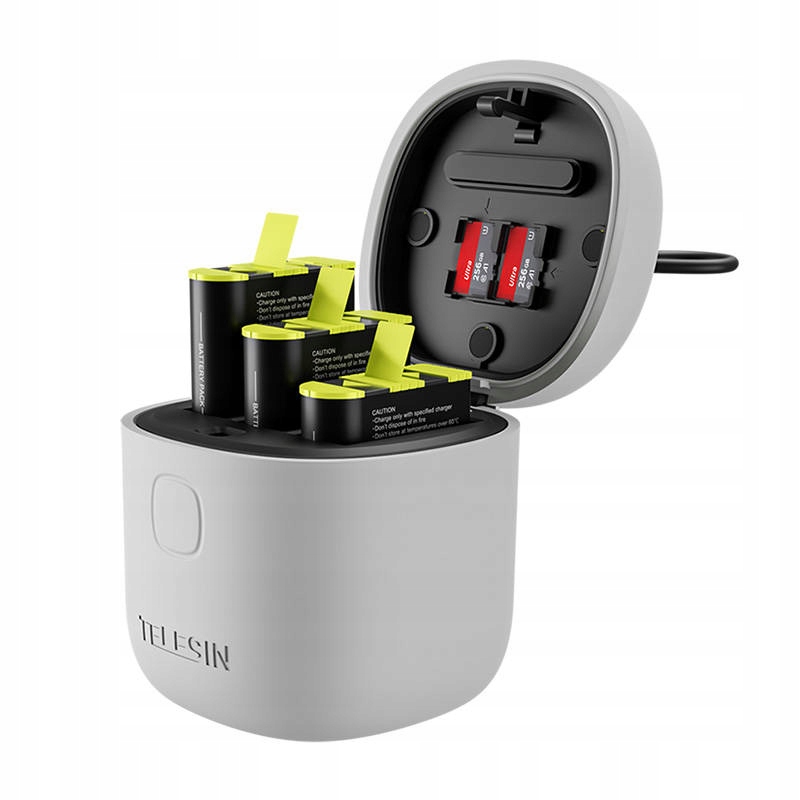 TELESIN ŁADOWARKA + 3 BATERIE DO GOPRO HERO 9 10 Marka Telesin