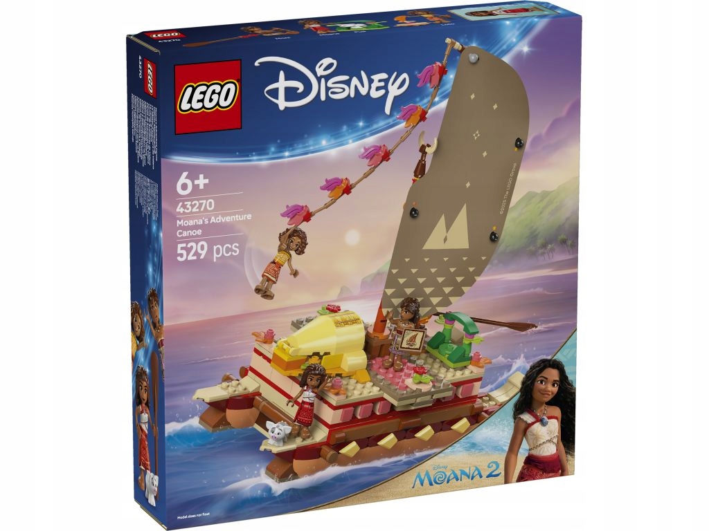 Lego 43270 Disney Princess Kajakové dobrodružství Vaiany