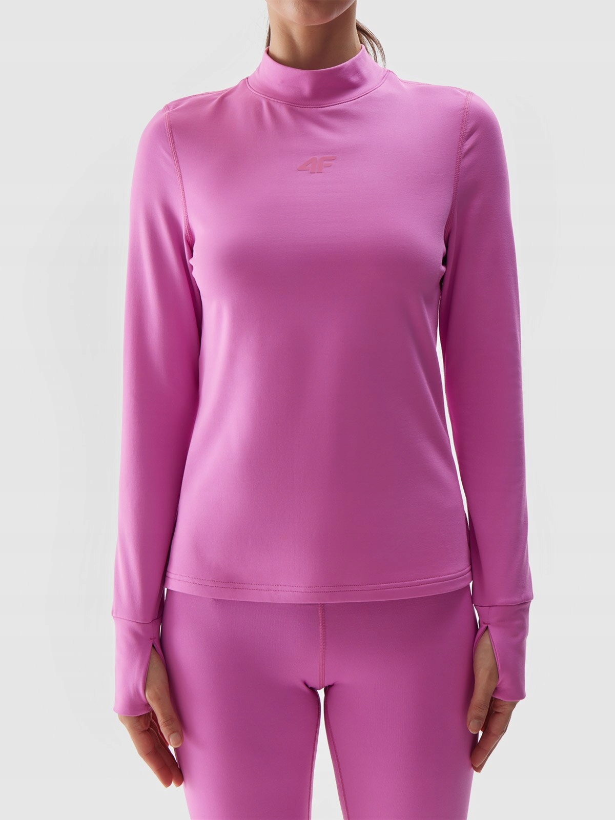 4F Bielizna termiczna góra długi rękaw różowa 4FWAW24UBRUF074 r. S